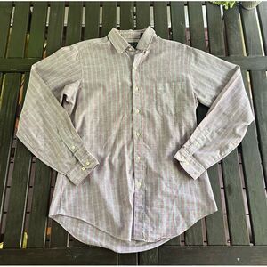 Vintage Levi’s Fitted Striped Oxford Shirt (L)
